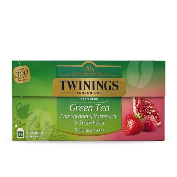 Twinings Groene Thee granaatappel, framboos, aardbei